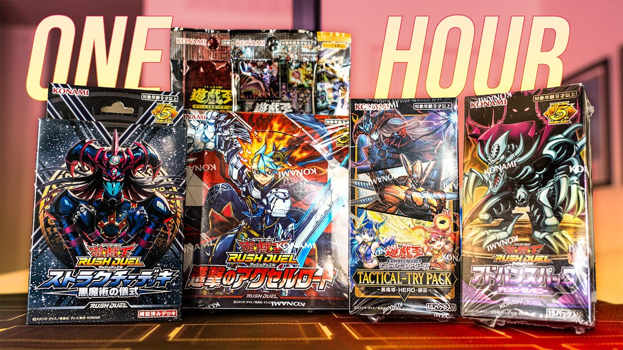 1 Hour of Chill Opening Yu-Gi-Oh Packs from Japan