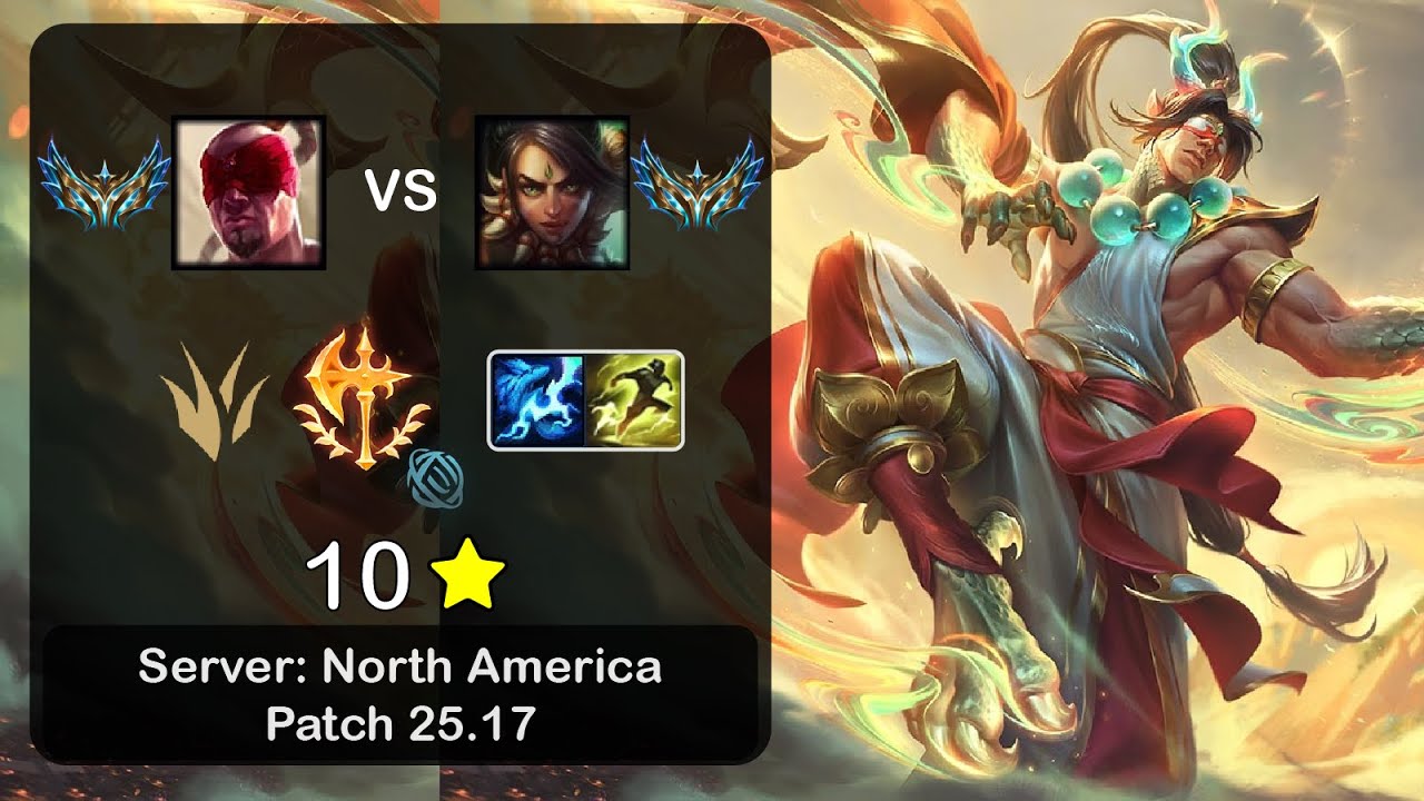 Lee Sin Jungle vs Nidalee - NA Challenger - Patch 25.17