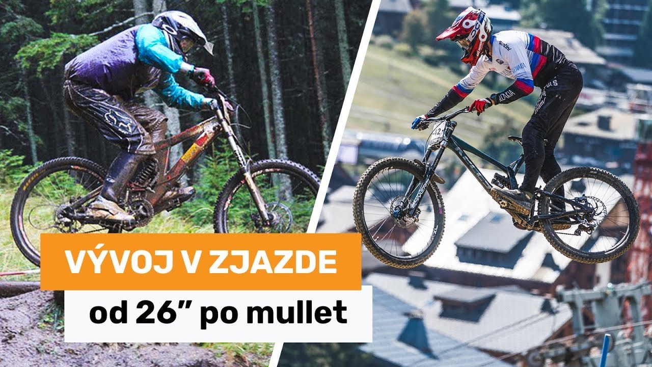 Vývoj v zjazde – od 26 palcov po mullet a zamykanie pruženia