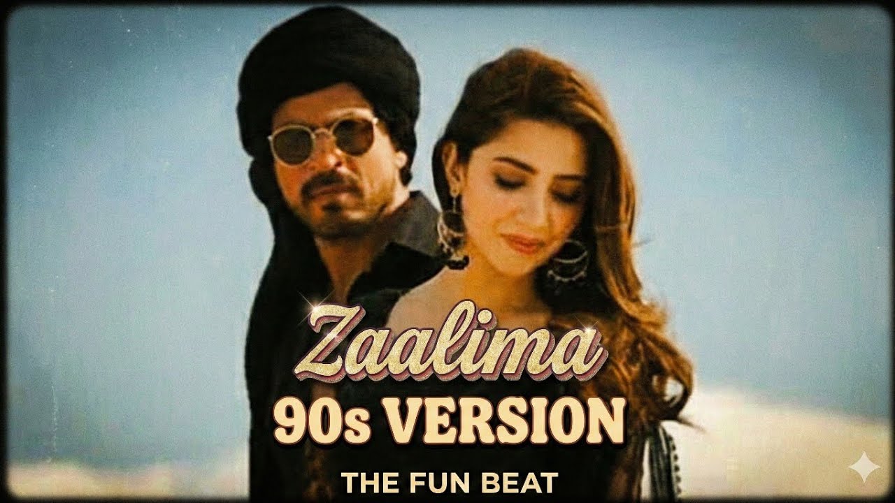 Zaalima (90s Version) - Arijit Singh | SRK Romantic Melodies | Retro Remix | The fun beat |#zaalima 