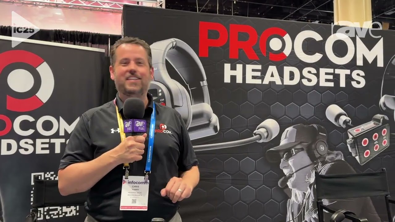 InfoComm?2025: ProCom Headsets Showcases Atlas?Air All?in?One Wireless Headset