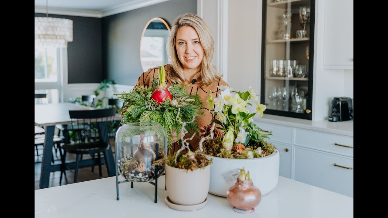 Four Ways to Create Festive Amaryllis Arrangements