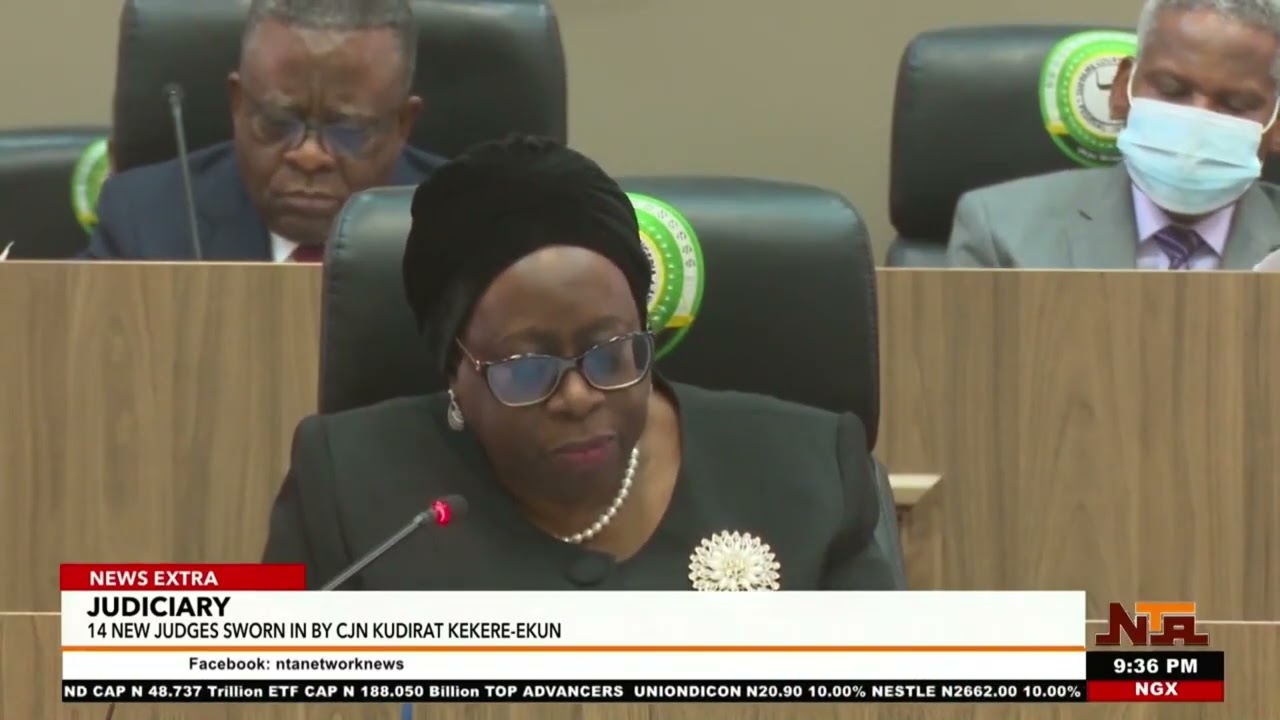 Breaking: Nigeria Swears In 14 New Judges to Federal High Courts