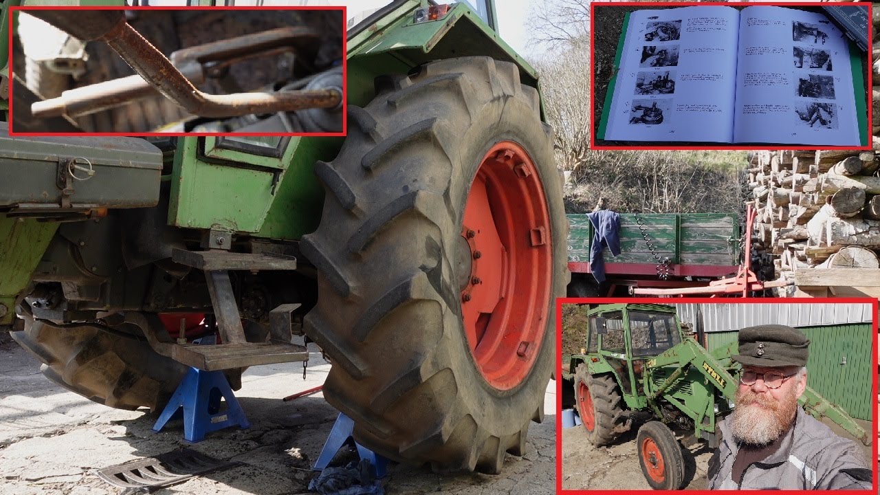 Fendt Farmer 108 LS -- Handbremse wieder zusammenbauen, komplett neu einstellen. Geht das noch???