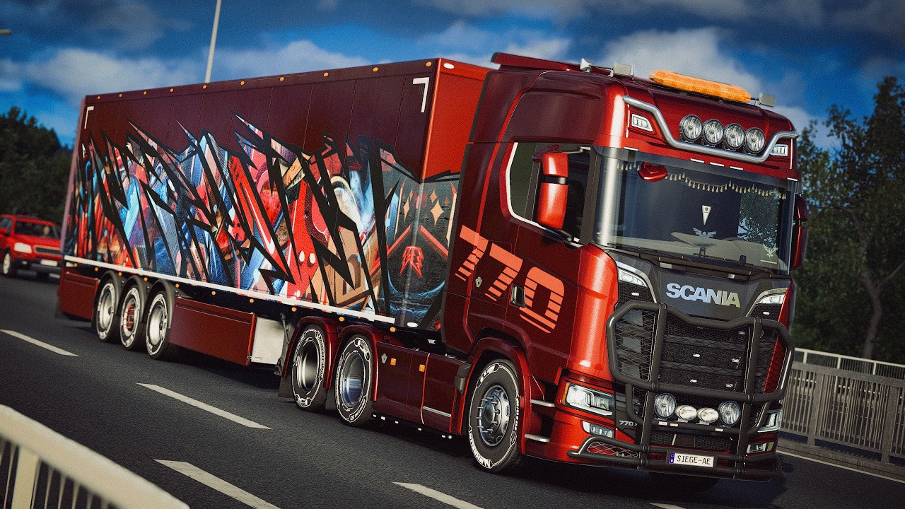 ETS2 | Scania 770S Open pipe | Munich - Maribor
