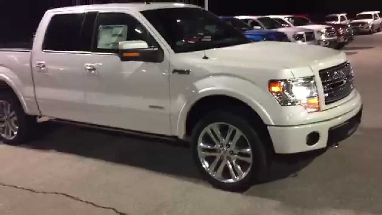EFA93038 2014 Ford F 150 Limited White @PatriotFord