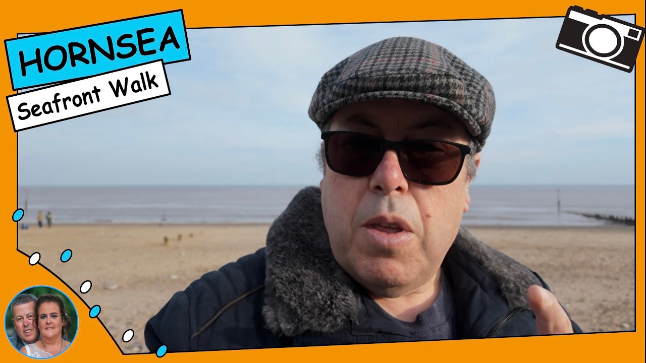 Hornsea Seafront Walk, Join me on this RELAXING Walk along Hornsea Promenade in East Yorkshire UK