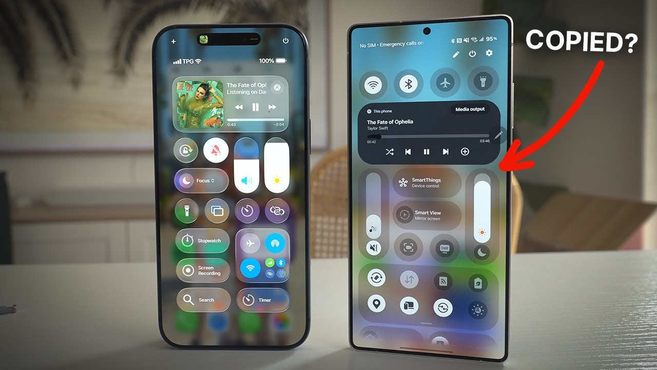 One UI 8.5 против iOS 26 — Samsung скопировала Apple?
