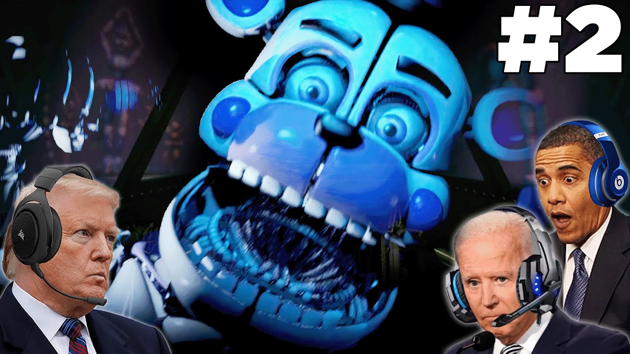 US Presidents Play Five Nights at Freddy's Sister Location (FNAF SL) Part 2