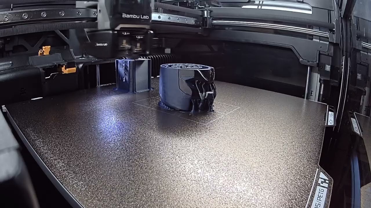 TV batman head print in realtime