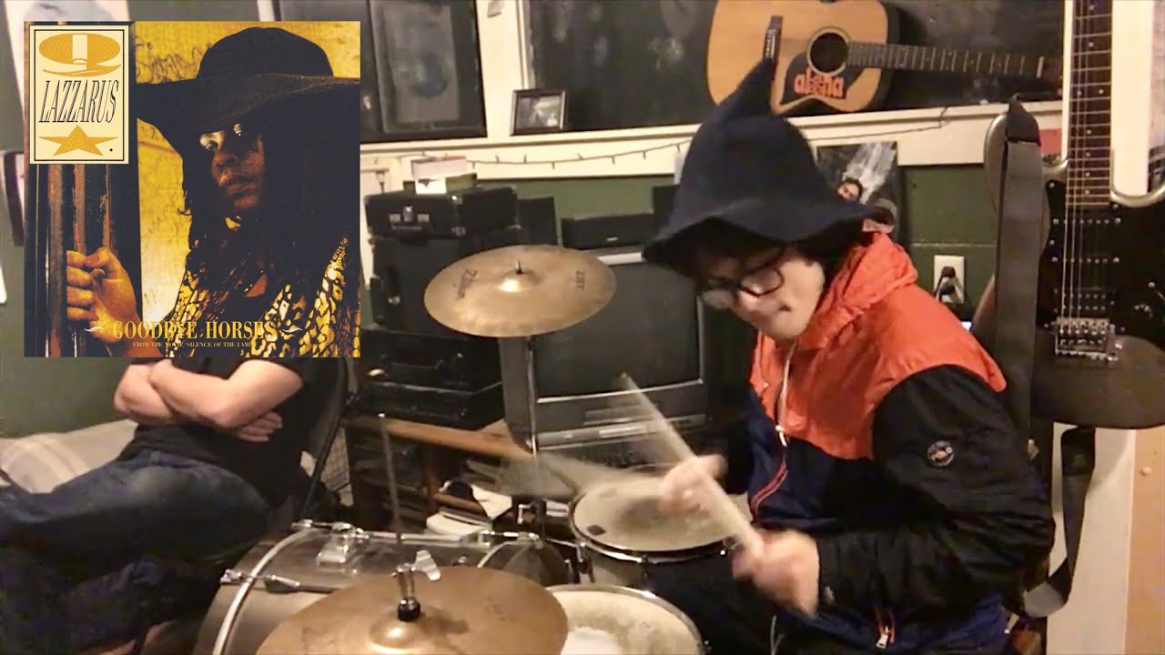 Q Lazzarus - Goodbye Horses (drum cover)