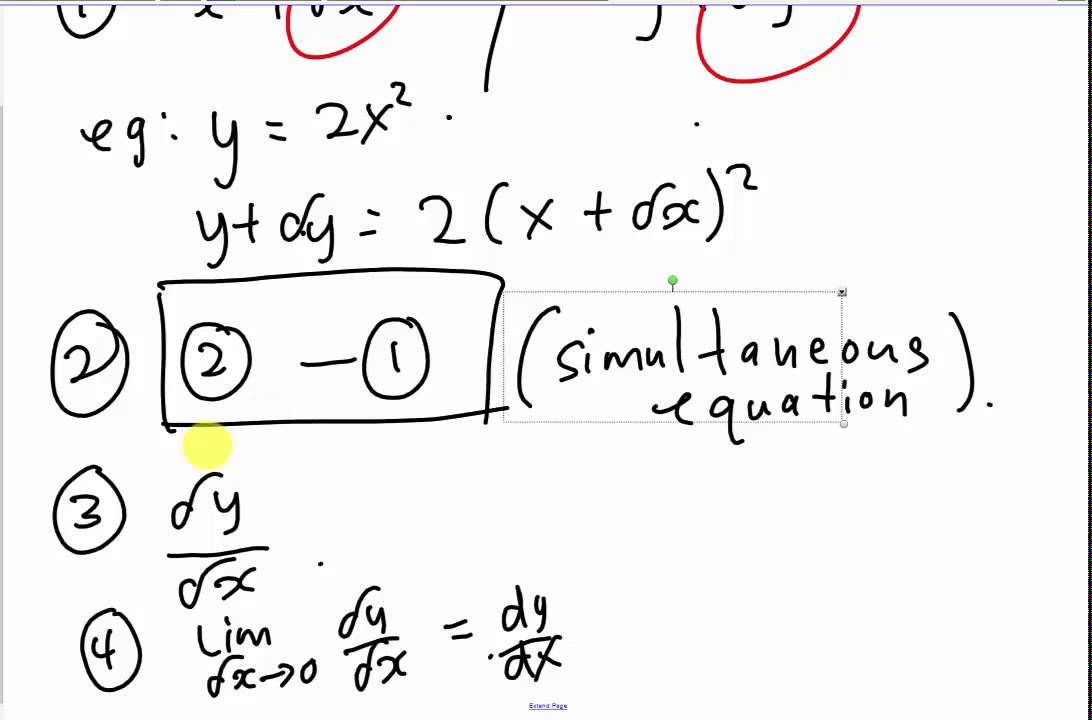 First Principal (of differentiation)