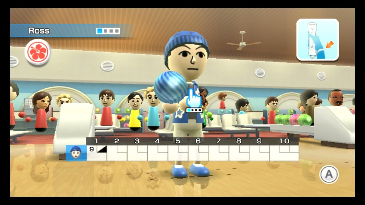 Wii bowling gameplay (3)