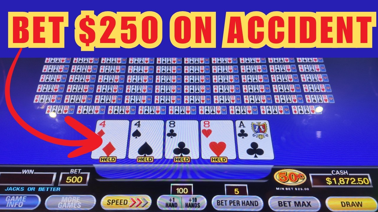 HIGH LIMIT Jacks or Better Video Poker at The Cosmopolitan - 100 to 20 hands