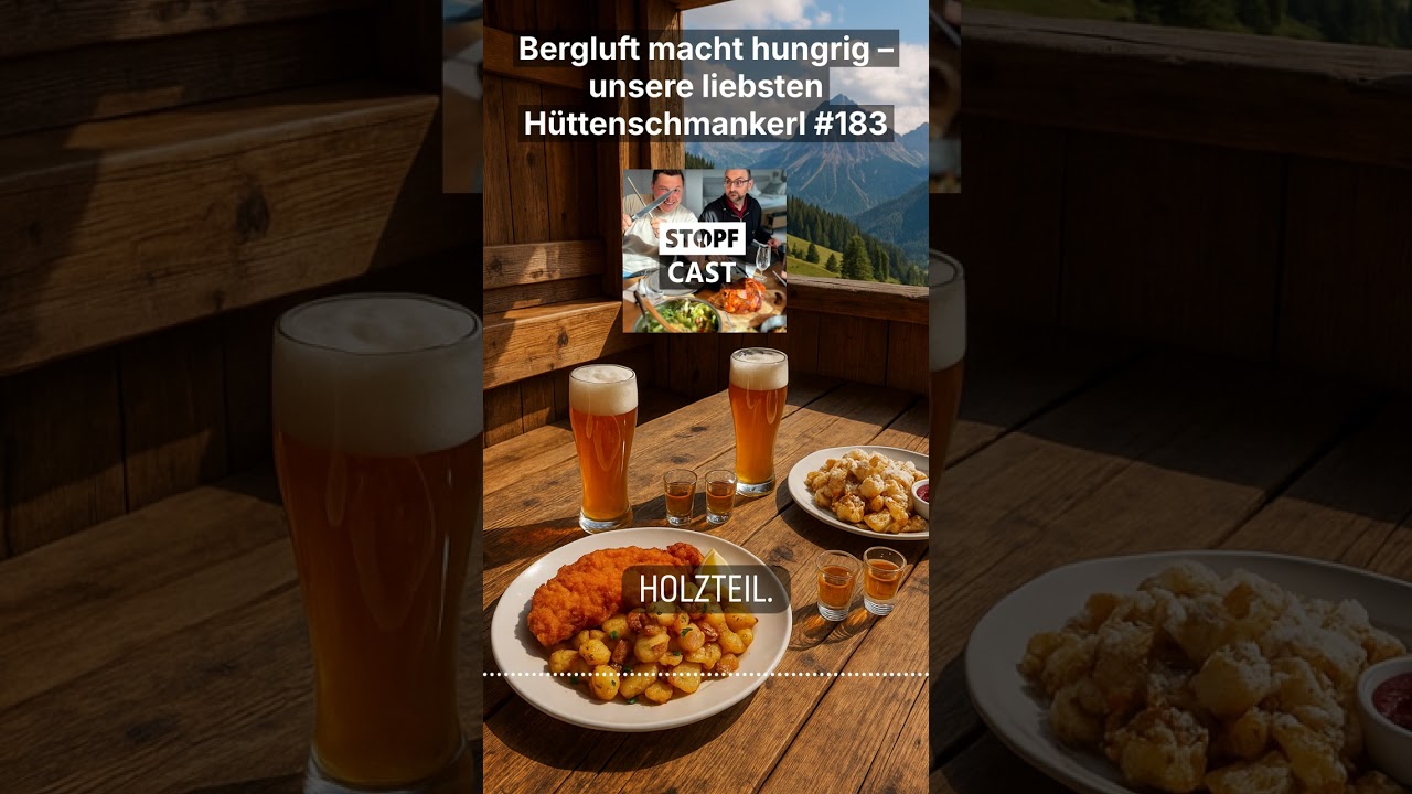 Short: Schnitzel, Schmarrn & Schnaps &ndash; H&uuml;ttenfeeling pur! | StopfCast #183