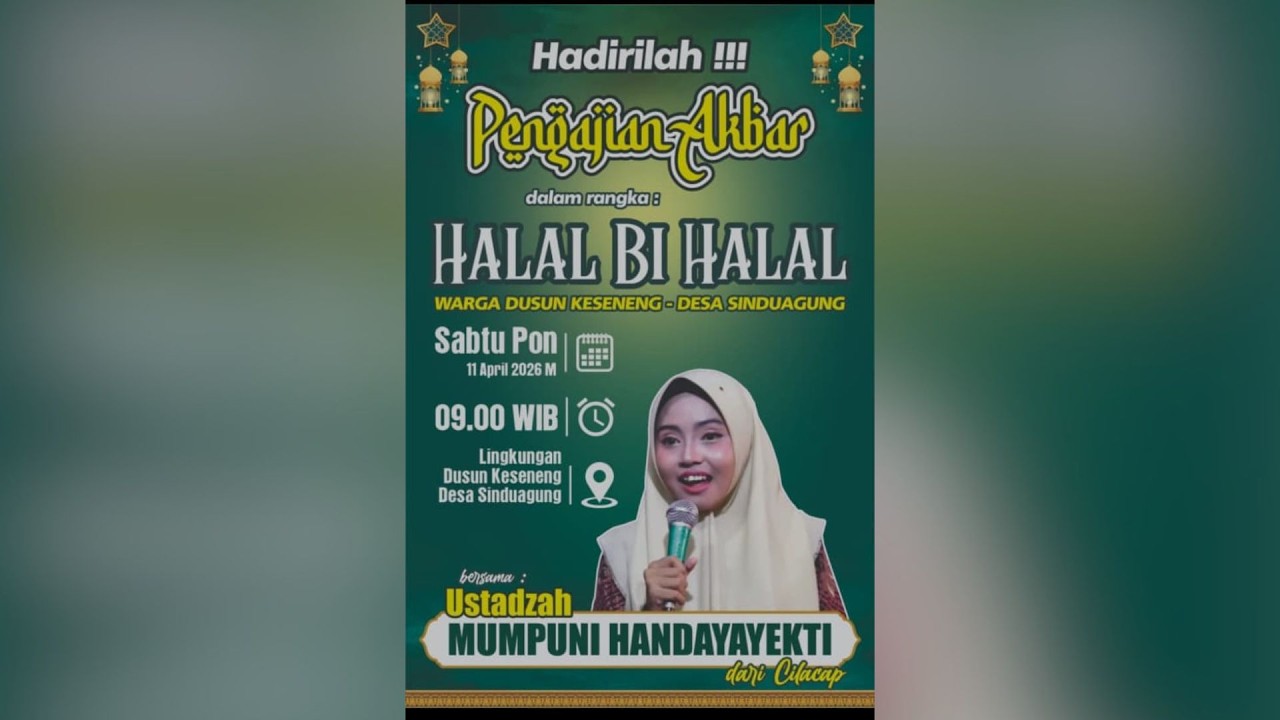 🔴 Live Ustz Mumpuni | Halal Bi Halal Warga Keseneng  desa Sinduagung | 11 April 2026