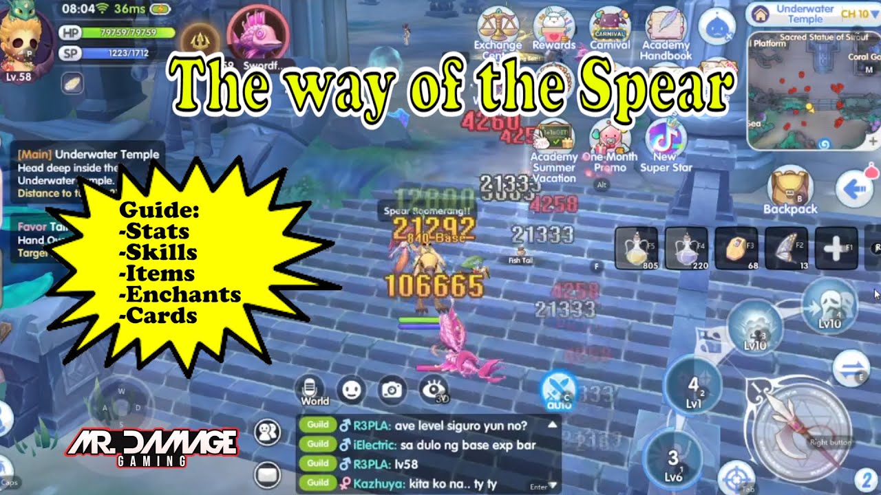 ROX - F2P Spear Knight Guide - Ragnarok X Next Generation - The way of the Spear