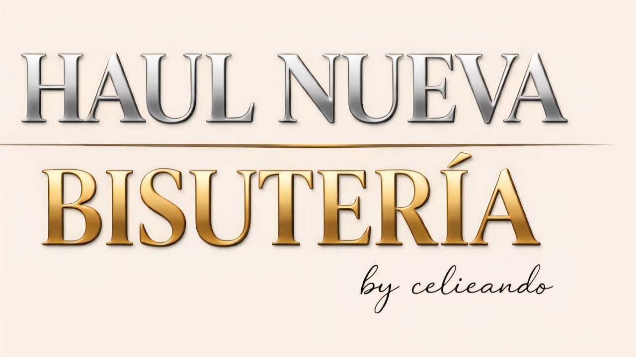 MI NUEVA BISUTERIA