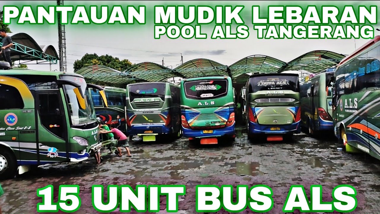 POOL ALS TANGERANG PENUH DENGAN BUS ALS YANG SIAP2 MENUJU MEDAN