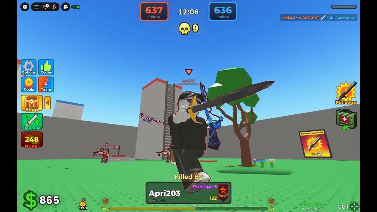 Roblox UGW 2.0 Nuke!! (14 Minutes Game Play)  Pro GamePlay