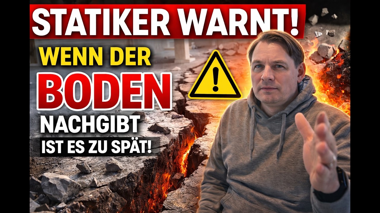 Statiker warnt! Wenn der Boden nachgibt, ist es zu spät!