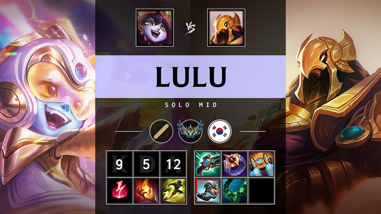 Lulu Mid vs Azir - KR Challenger Patch 25.08