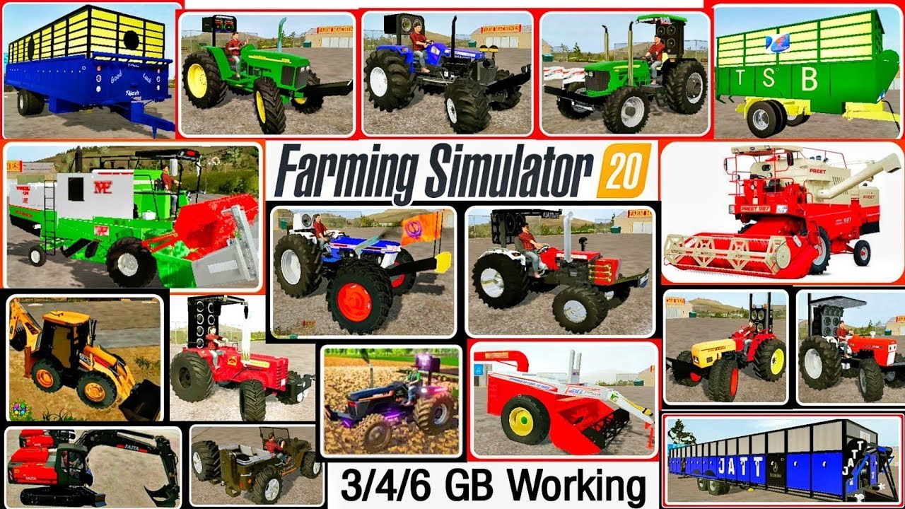 How to download fs20 indian tractor mod apk @krishmazafra