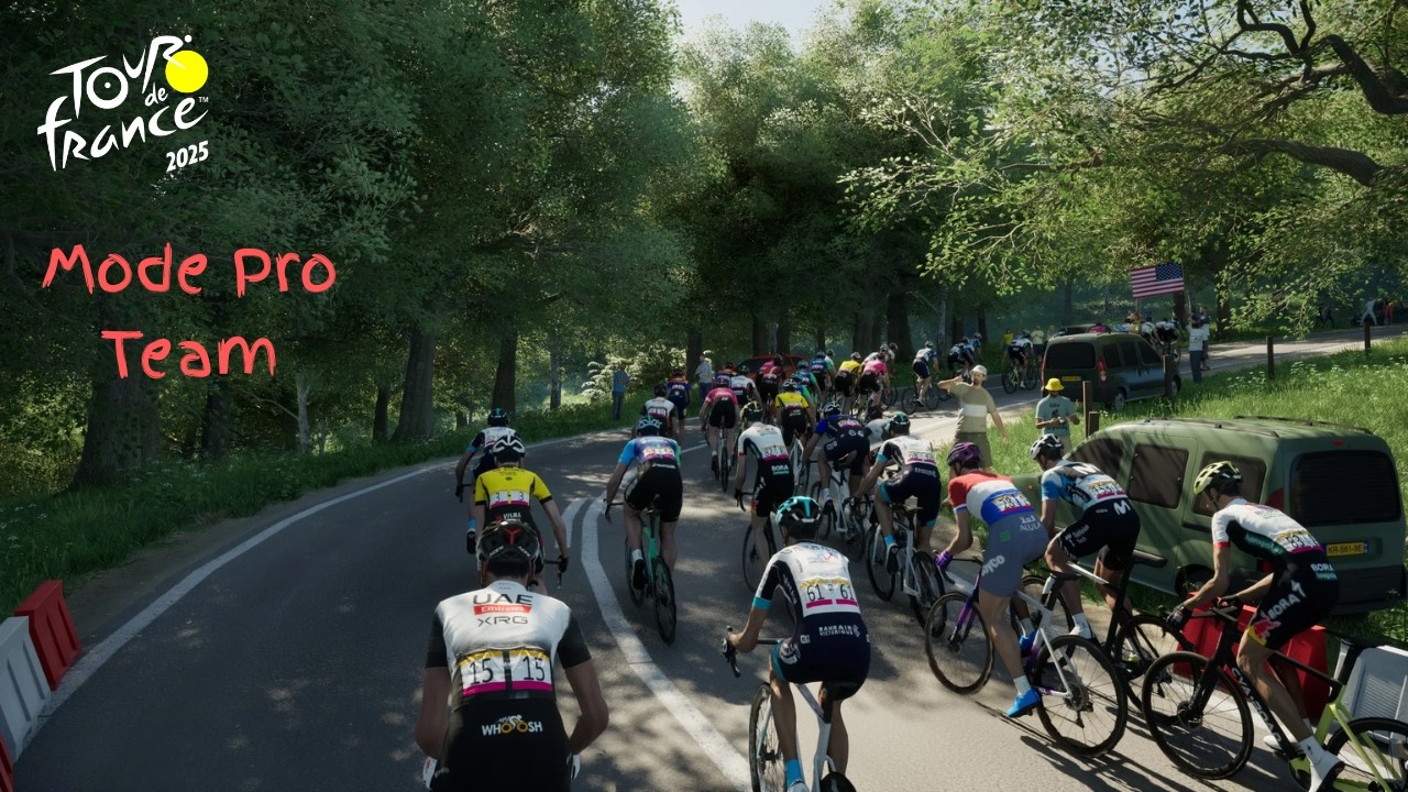 Tour De France 2025 Pro team #36 Il y a une fusée sur le parcours !