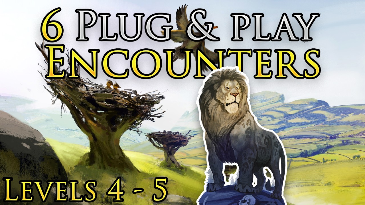 Hill Themed Random Encounters Made EASY! D&D 5e | Encounters Workshop