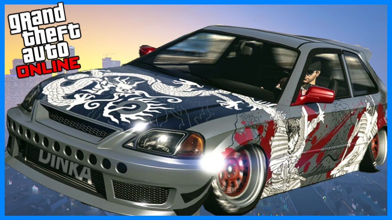 КАК БЫСТРО РАЗБЛОКИРОВАТЬ РАСКРАСКУ САМУРАЯ! (Руководство по Blista Kanjo) GTA Online