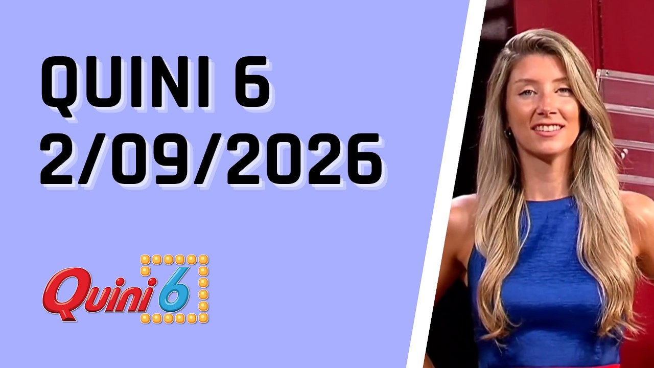 Quini 6 en vivo 2/09/2026 / Resultados del sorteo quini 6 del Mi&eacute;rcoles 2 de Septiembre del 2026