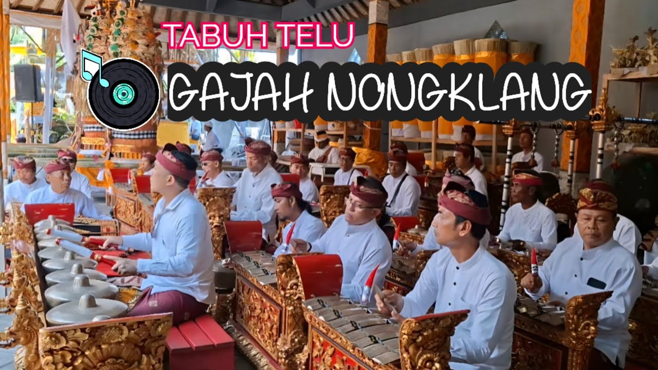 TABUH TELU GAJAH NONGKLANG|| Sekha Gong Desa Adat Dauh Uma Bitera