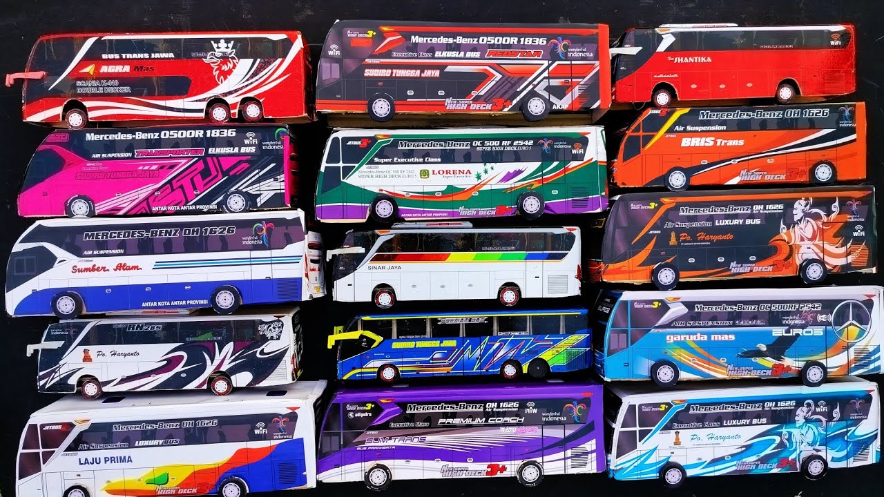 Bus laju prima, bus Garuda mas, bus sumber alam, bus Lorena, bus Sinarjaya, bus STJ Draka, Hariyanto