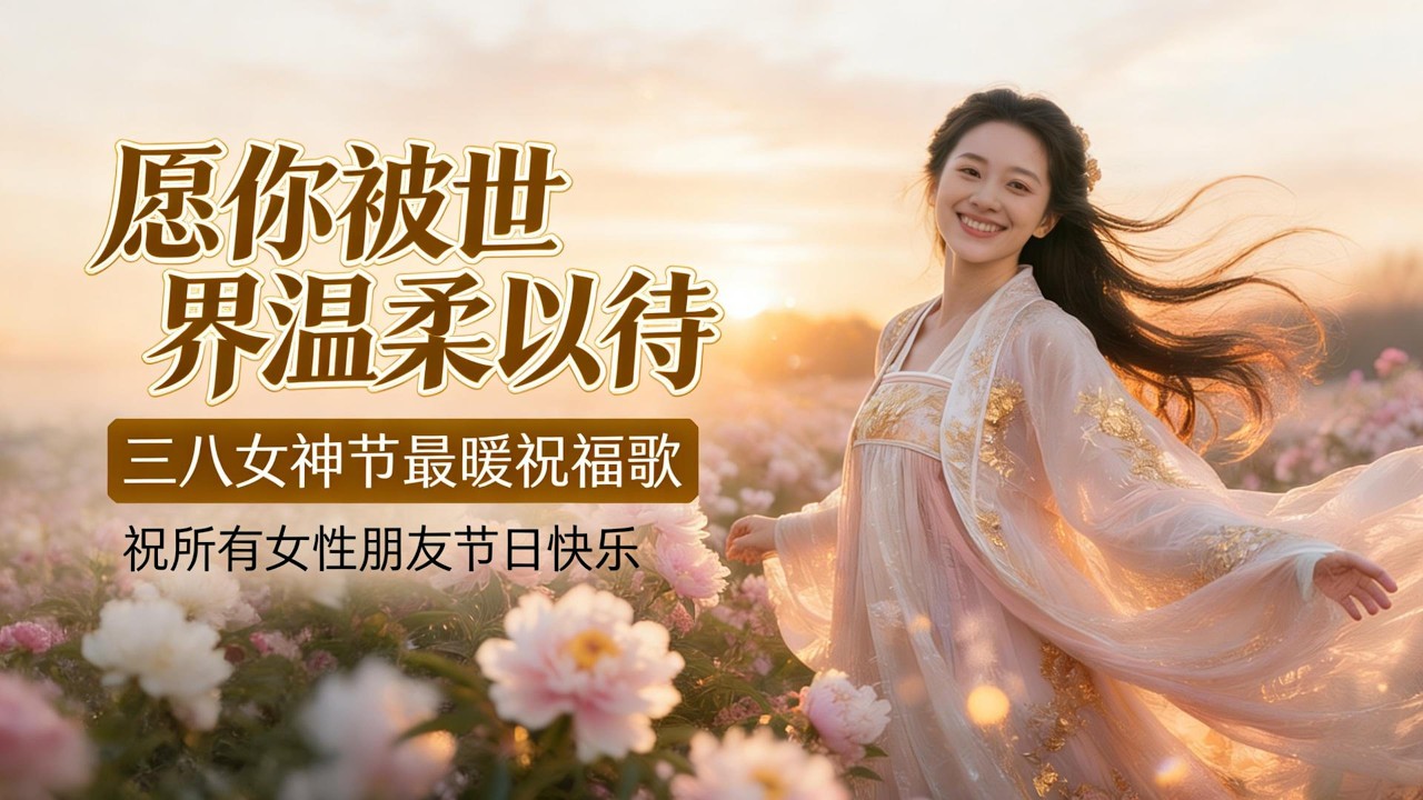2026女神節獻給所有女性的一首歌｜願你被世界溫柔以待