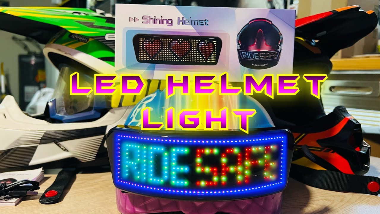 LED Helmet Light, wireless FUN!