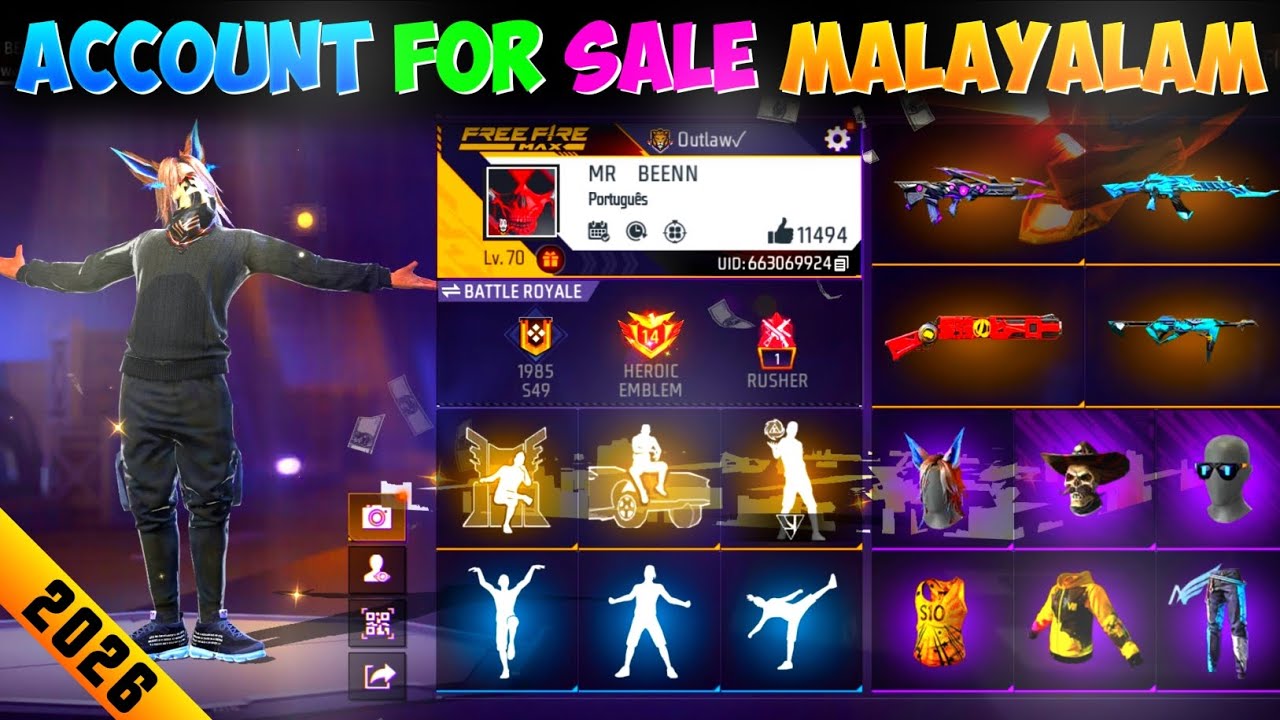free fire account sale malayalam ഇത്ര കുറഞ്ഞ വിലക്കോ 😱 