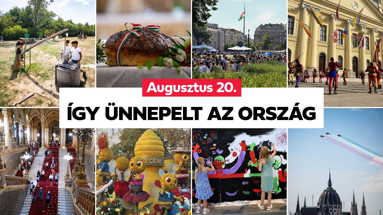 T&ouml;bb sz&aacute;zezren &uuml;nnepeltek augusztus 20-&aacute;n