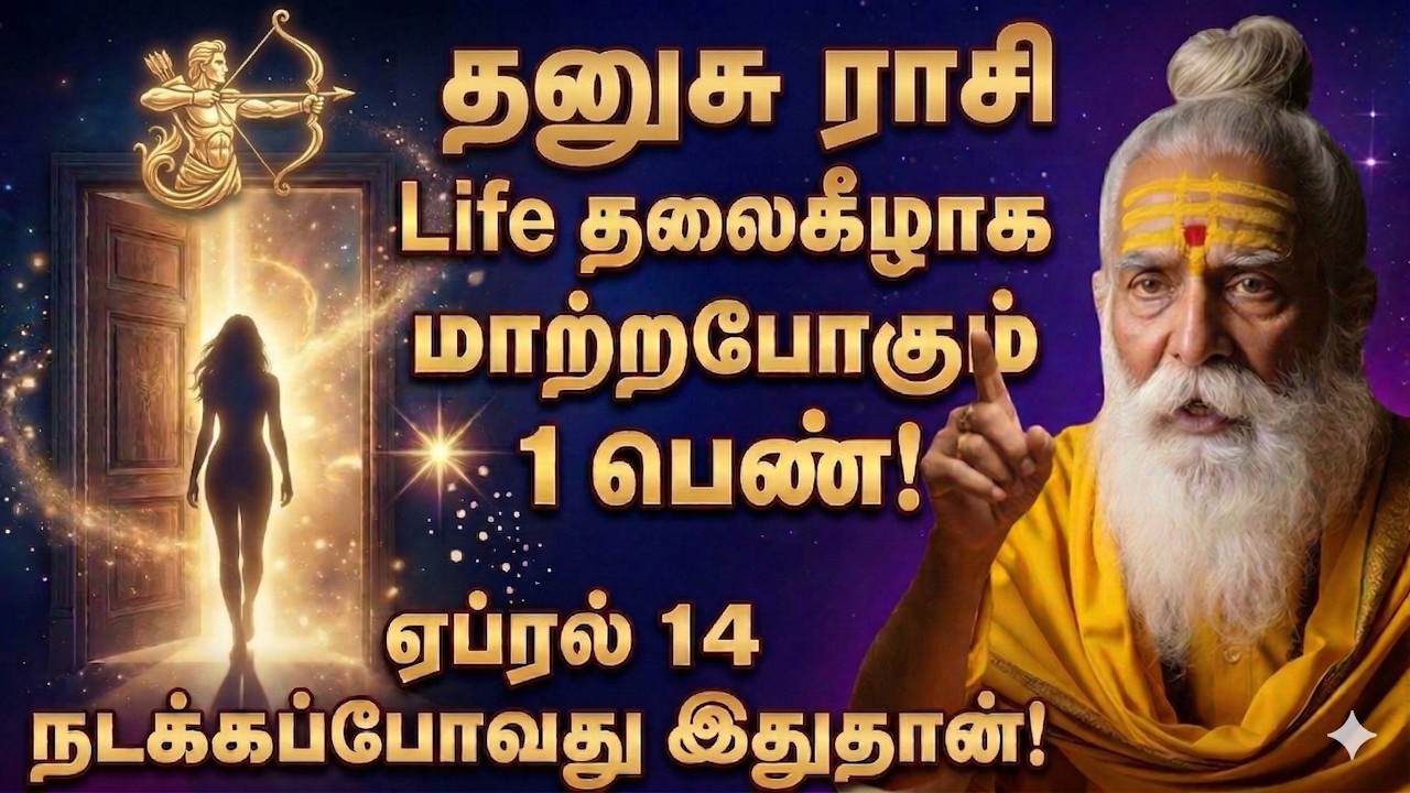 தனுசு - Apr 14 அன்று ஒரு பெண்ணால் உங்களுக்கு நடக்கபோவது இதுதான்! தடுக்க முடியாது! - Dhanusu 2026