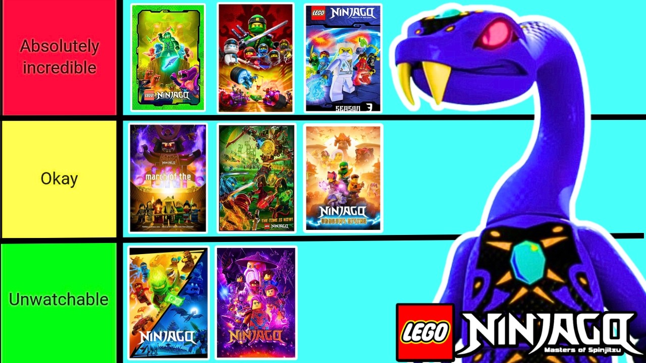 Ranking EVERY LEGO Ninjago Season! (part 1)