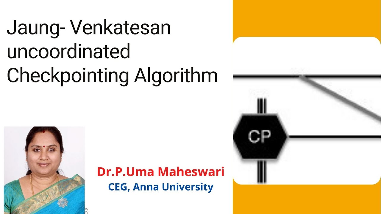 uncoordinated checkpointing Juang venkatesan Algorithm