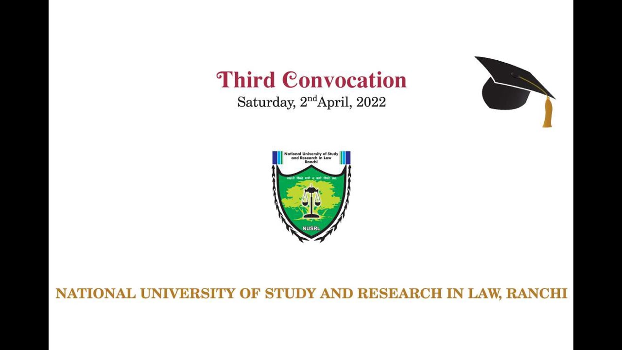 3rd Convocation NUSRL
