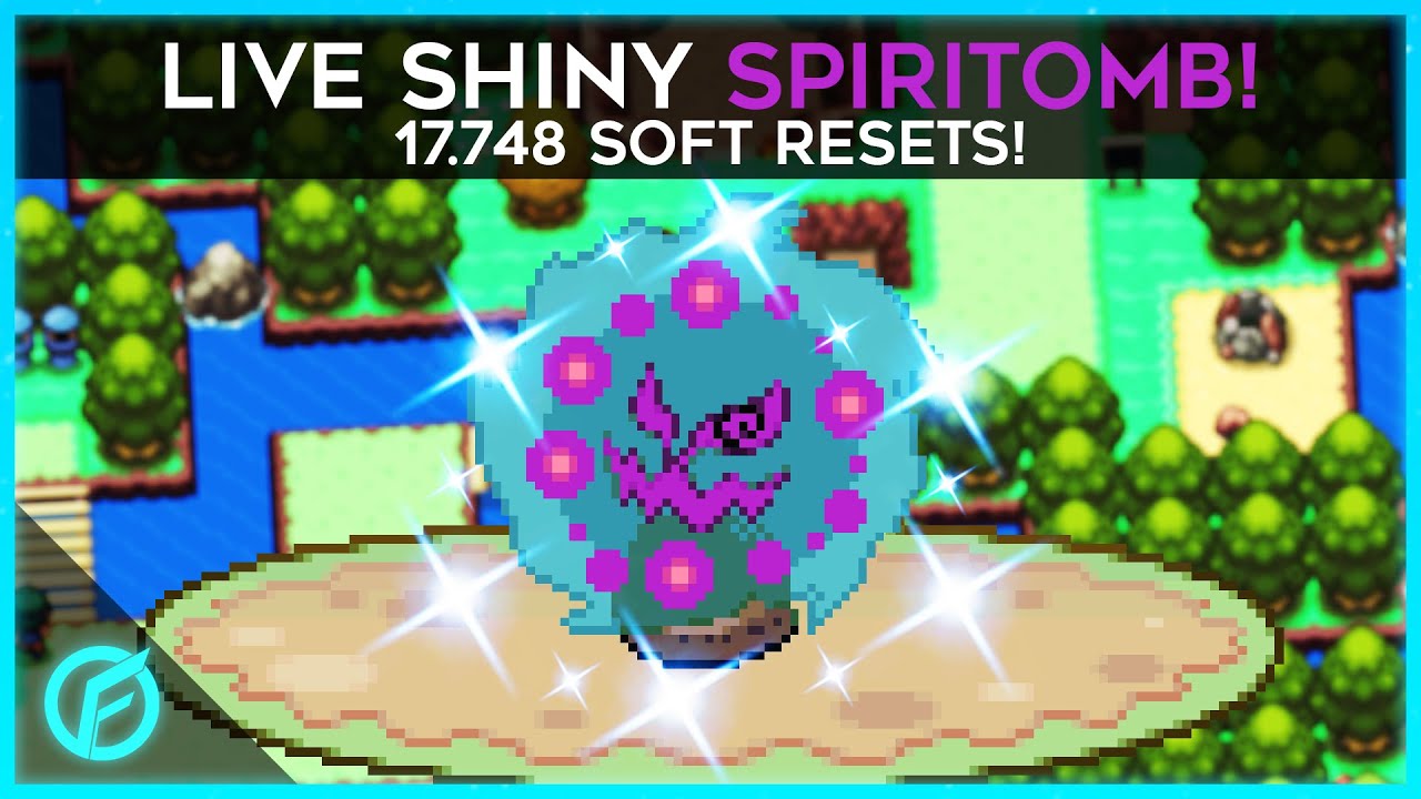 LIVE! SHINY Spiritomb After 17.748 SRs! - Pokemon Platinum