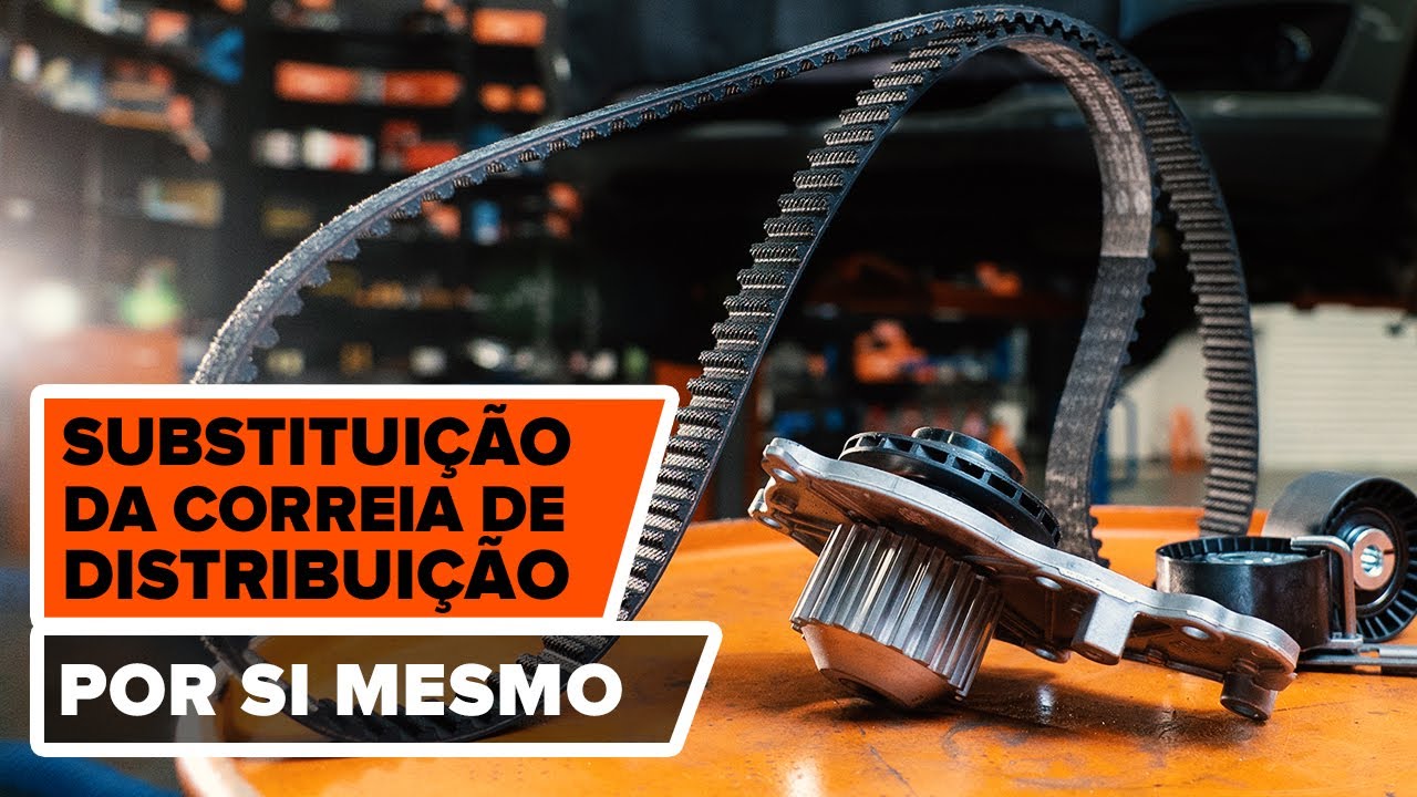 Como substituir a kit de correia de distribuição e bomba de água no PEUGEOT 307 (3H) [AUTODOC]