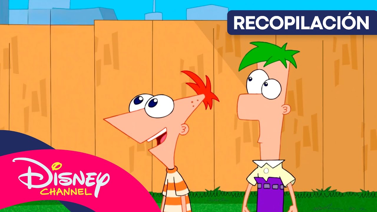 PHINEAS Y FERB: &iexcl;Inventos, inventos y m&aacute;s inventos! 🤓 | RECOPILACI&Oacute;N | @disneychannelES