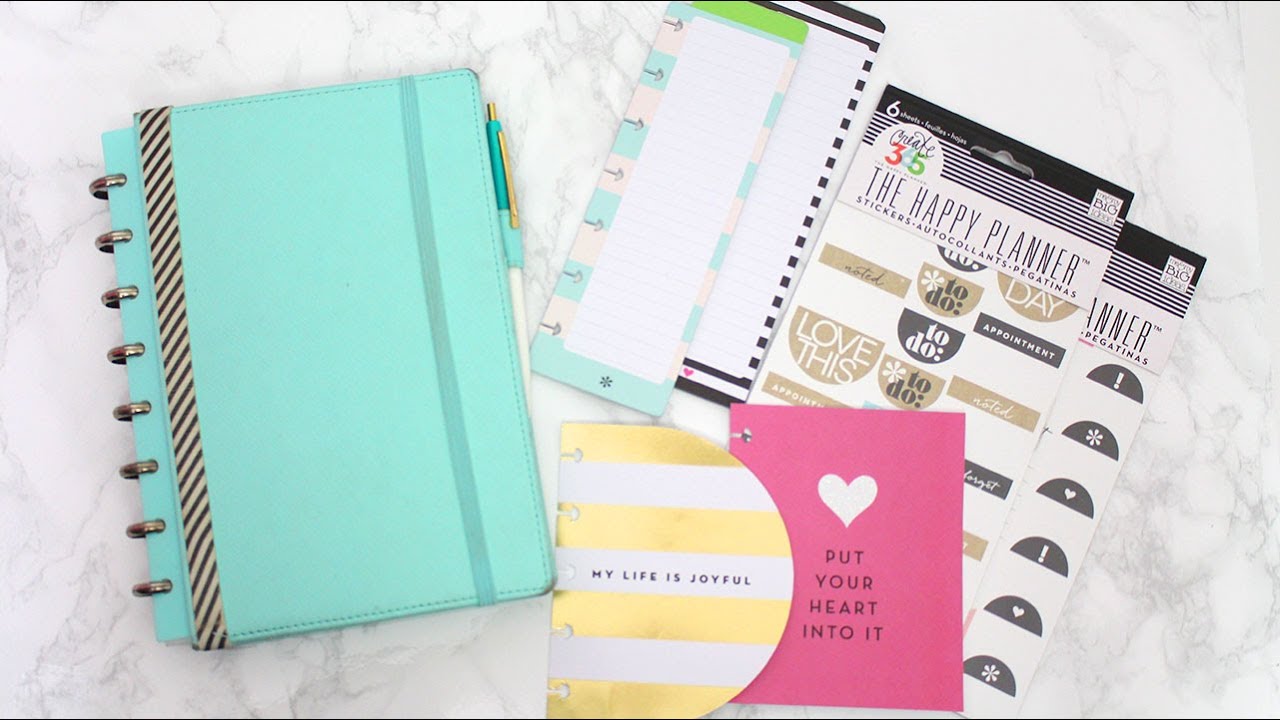 INSIDE MY NEW PLANNER! Martha Stewart Discbound + MAMBI Happy Planner Accessories!