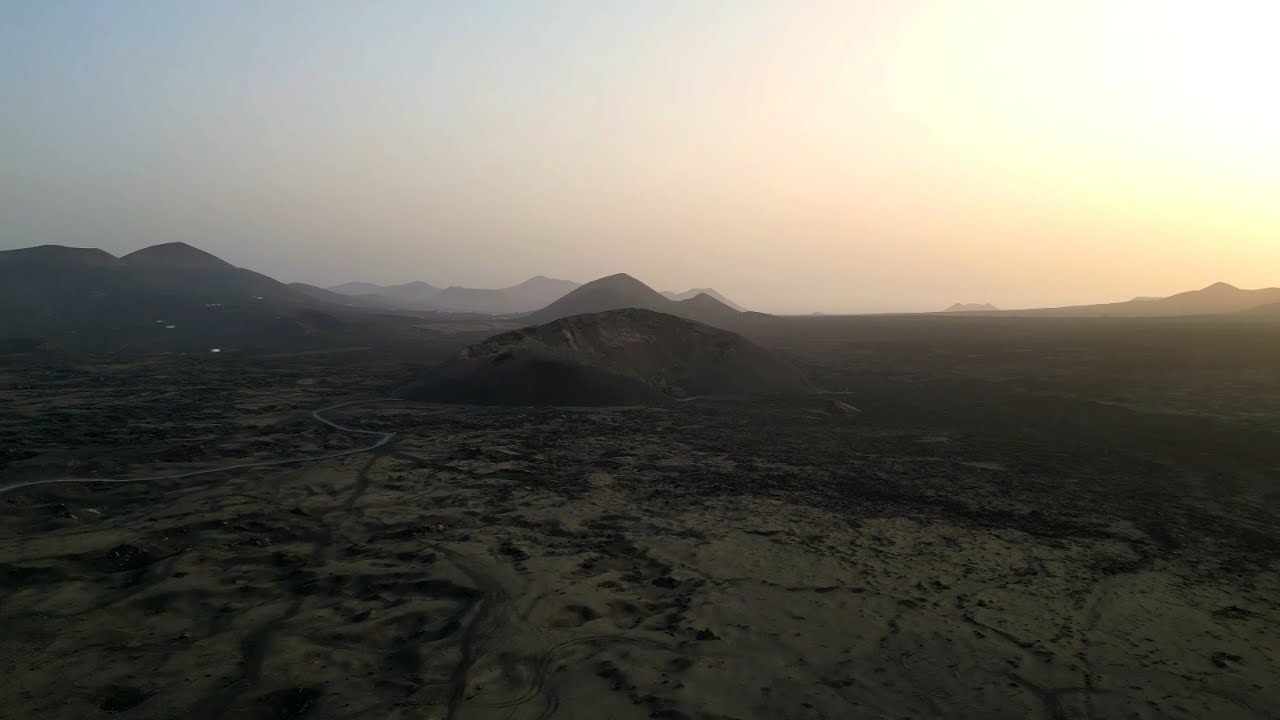 Timanfaya National Park, Lanzarote Surrounding Areas - 4K Drone Footage