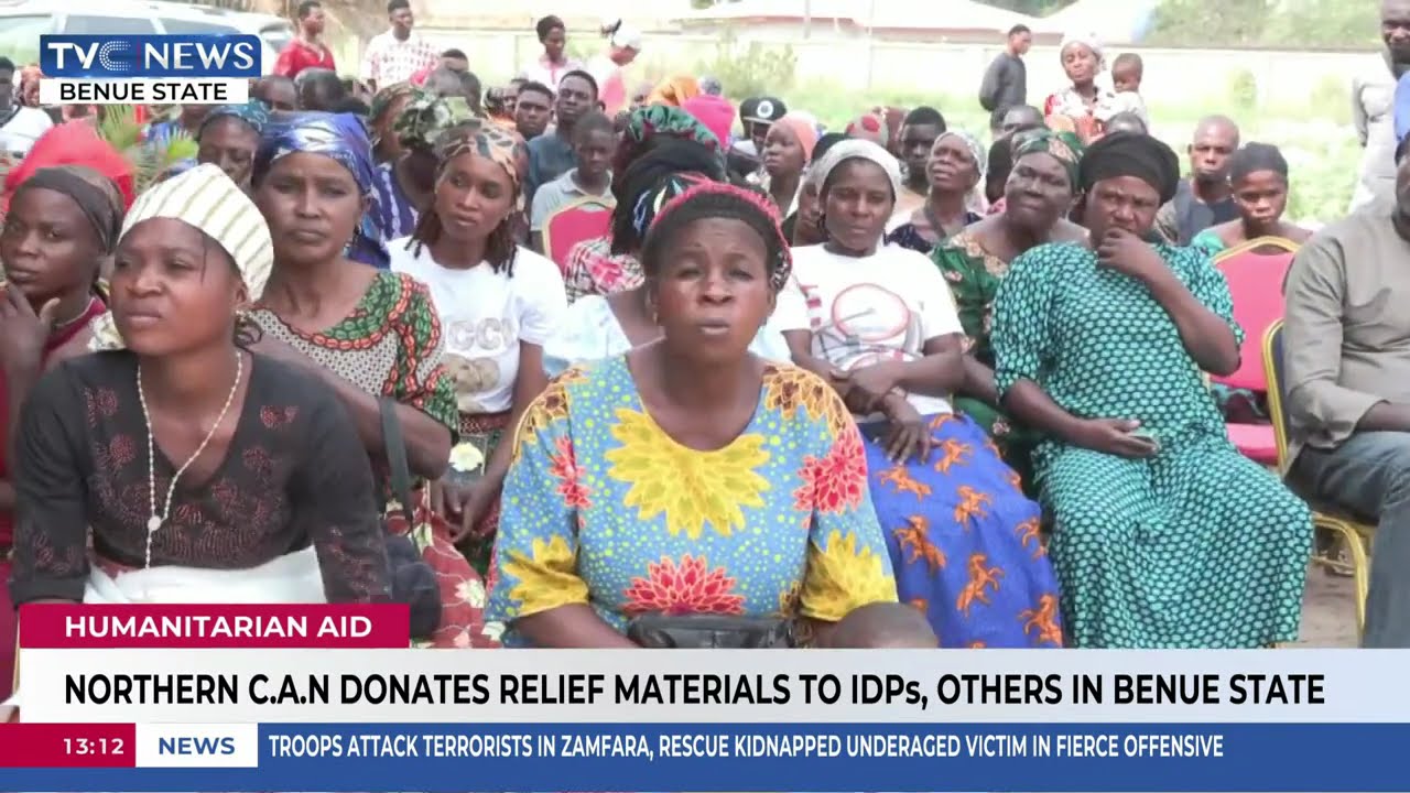 Northern C.A.N Donates Relief Materials To IDPs, Others In Benue State