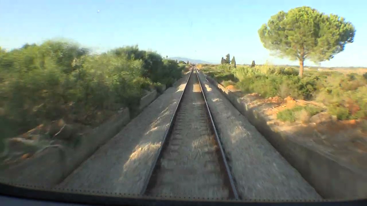 🇵🇹 Führerstandsmitfahrt Algarve Linie - Lagos nach Faro Cab Ride [4K UHD]