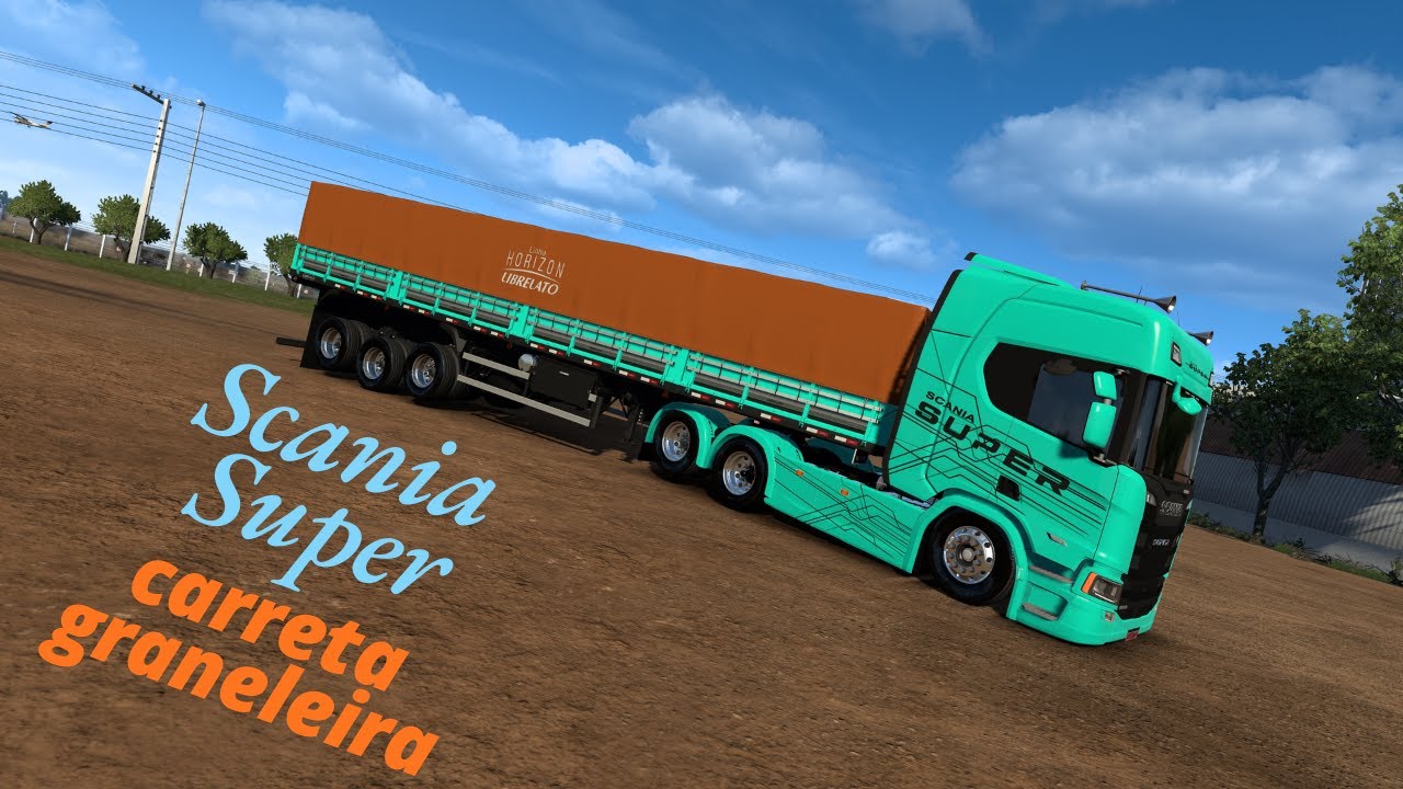SCANIA SUPER NA GRANELEIRA!