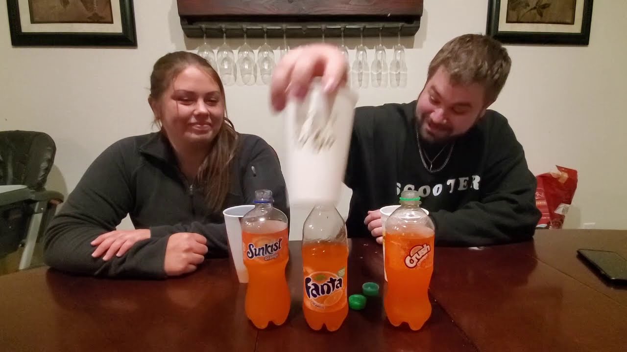 Orange Soda taste test - Fanta vs. Crush vs. Sunkist
